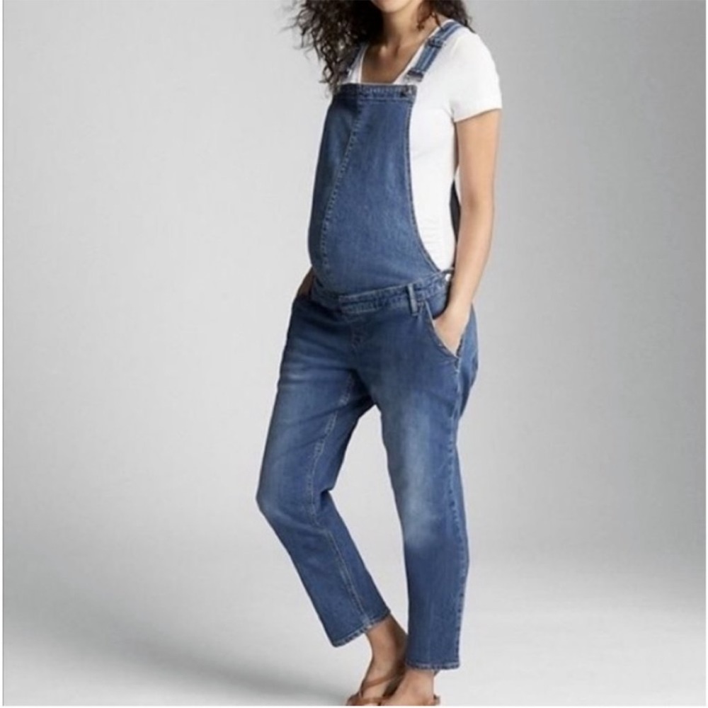 Gap Maternity 1969 bib overalls size L